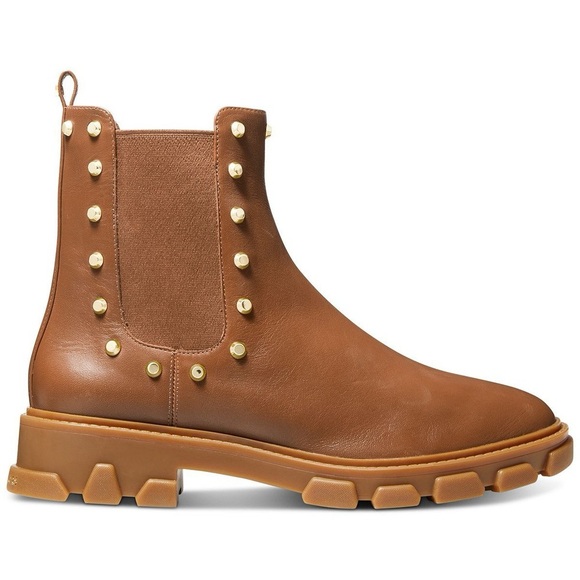 Michael Kors Ridley Studded Chelsea Boots Sz 5.5 BNWB - Picture 2 of 4